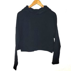 Lululemon Atlhletica Black Crop Hoodie S